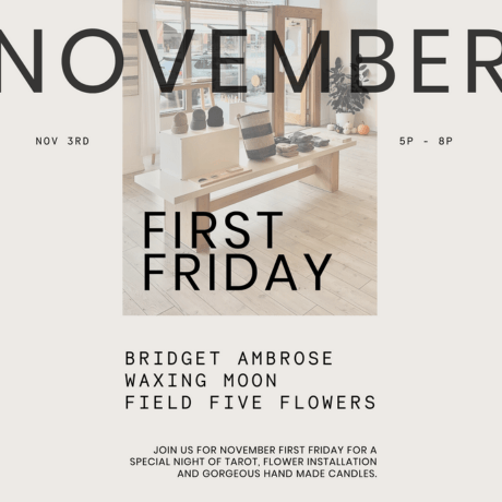 November First Friday - APORTA Shop