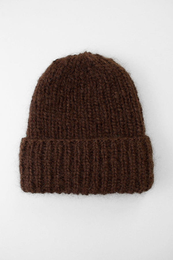 Edition No. 13 / Bulky Brown Ribbed Beanie