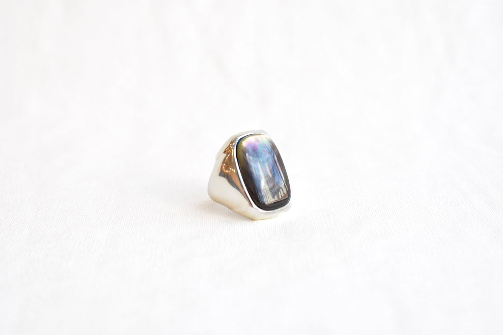 Vintage Mother Of Pearl Ring #190 - APORTA Shop